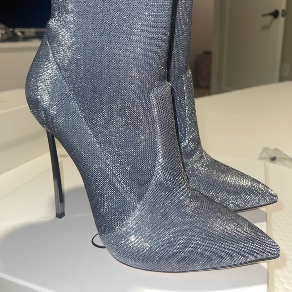 Casadei Blade Metallic ankle boots - Picture 5 of 9